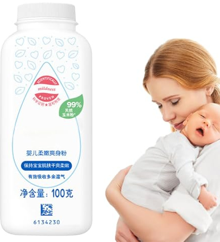 Polvere di amido di mais per il corpo - 100 g di ingredienti di piante organiche in polvere, polveri che assorbono l'umidità | CONTROLLO NATURALE PULLA SCHEGGIO POWWDER, ImURE CONTROLLA DEL TAPPO POWD