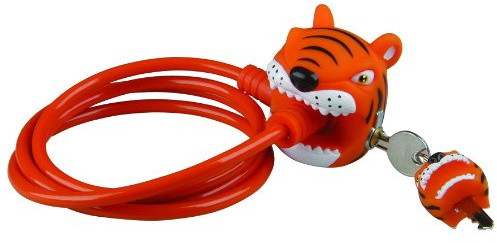 FISCHER Kinder Fahrradschloss Crazy Stuff Tiger