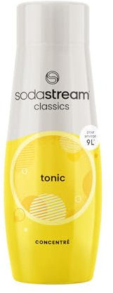 SodaStream Concentré Tonic pour Machine à Eau Pétillante et Soda | Préparez jusqu'à 9 Litres de Tonic en Quelques Secondes, 440ml
