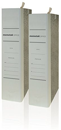 Cartelle Archivio Memotak dorso 12 con legacci - 25 pezzi