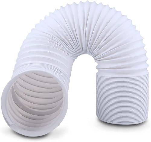 ABC Products Tuyau d'évacuation flexible universel pour sèche-linge - Pour toutes les marques et modèles (10,2 cm ou 10,2 cm de diamètre x 2 mètres de long)