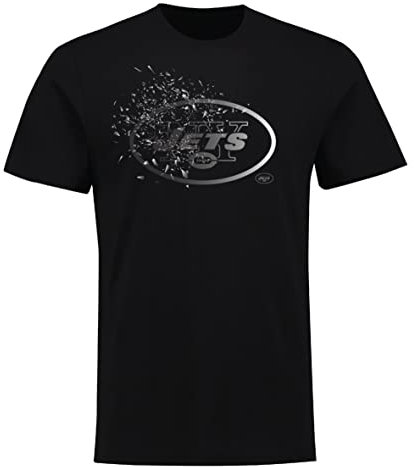NFL New York Jets Shatter Graphic Logo Football Shirt schwarz (M)