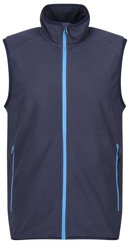 Regatta Professional Navigera fleece-väst för män, lätt och anti-piller – perfekt för utomhus, promenader, vandring och camping, BLÅ, XL