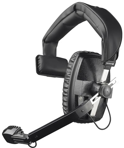Beyerdynamic station d'accueil – 200–50-black casque Monaural avec micro dynamique hypercardioïde, 50 Ohms, Noir Noir