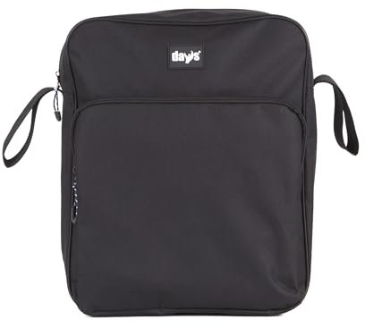 DAYS Economy Wheelchair Bag – Durable Waterproof Storage for Wheelchairs & Mobility Devices – Nylon Backrest Bag with Handles & Zip – Accessory for Elderly & Disabled