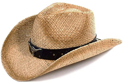 Simplicity Children's Cowboy Hats Baby Cowboy Hat with Rolled Brim Wide Brim Western Hats for 3-5 Years Old Child, KST-013