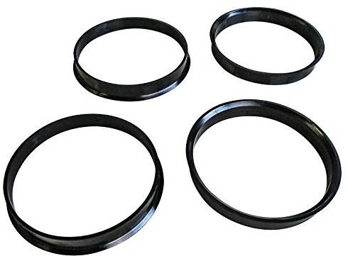 4x Zentrierringe Durchmesser: Aussen 76 mm + Innen 72,6 mm
