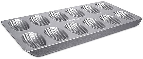 Städter we love baking Bärentatzen Madeleines Backform, 40 x 20 cm, Antihaftbeschichtung, PFAS frei, Backform für 12 Madeleines, ideal für Backliebhaber