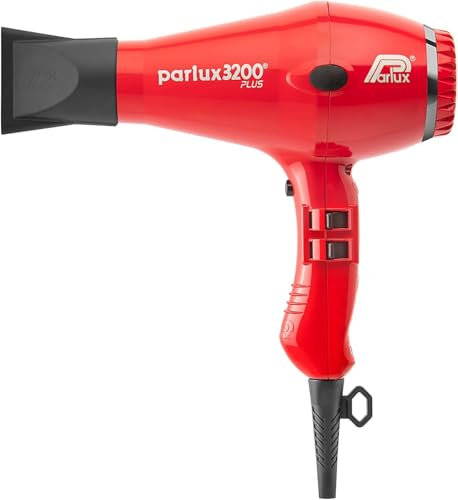 Parlux 3200 Plus Raunchy Asciugacapelli, Rosso