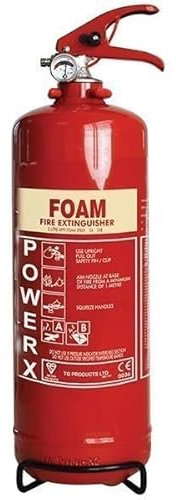 2Litre Foam Fire Extinguisher - Suitable For Home/Office/Business/Vehicle/Motorhome/Boats - MFE
