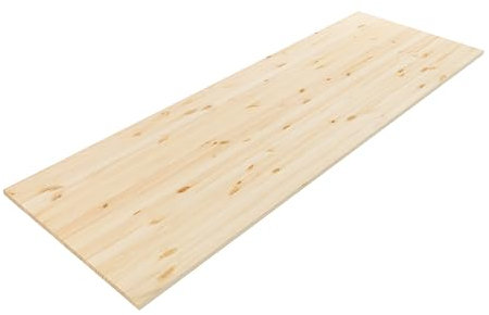 RIVERBANK Piano di lavoro in legno di pino, stabile piano di lavoro per piano di lavoro della cucina, banco da lavoro, scrivania e progetti fai da te, piano in legno massiccio (legno di pino, 120 x 70