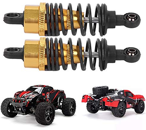 Yctze 1 10 Rc Auto Stoßdämpfer mit 70 Mm Metalllänge 2 Stück 1 10 Fernbedienung Auto Metalldämpfer für 1:10 Rc Auto 68 Mm Alu-Dämpfer