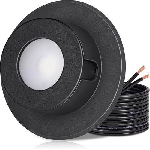 SUNVIE Pond Lights LED Underwater 3W Fountain Lights LED Underwater 12-24V AC/DC Low Voltage Pond Light 3000K Warm White IP68 Waterproof Underwater Ponds Light for Outdoor Ponds Fountains Waterfalls