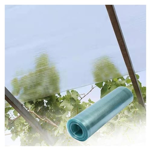 Transparente Polycarbonat-Dachbahn für Garten, Terrasse, strapazierfähige Platte, anpassbar, 0,8 mm dick, ideal für Gewächshäuser im Freien (1,2 x 6 m)