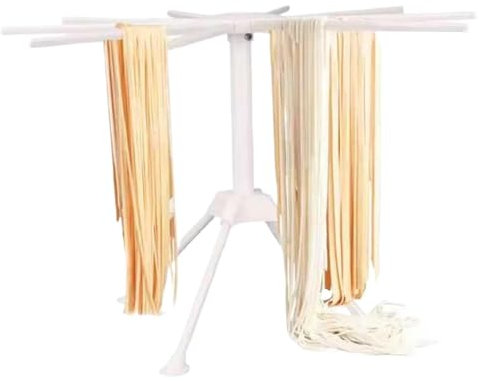Rack di asciugatura della pasta, Supporto pieghevole per pasta, Essiccatore per spaghetti fatti in casa, Stendipasta per pasta, Supporto per asciugatura pasta fresca, Stendibiancheria per spaghetti,