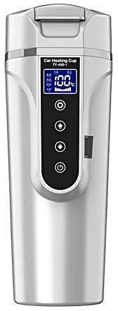 YIWEOG Vehículo Taza de Agua con calefacción Hervidor eléctrico Preservación del Calor Coche de 12,0 V Camión de 24 V Calentadores de Agua para vehículos domésticos Pequeños electrodomésticos