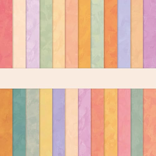MerwDeeyt Scrapbook Papier Buntes Scrapbook Bastelpapier mit Muster (B)