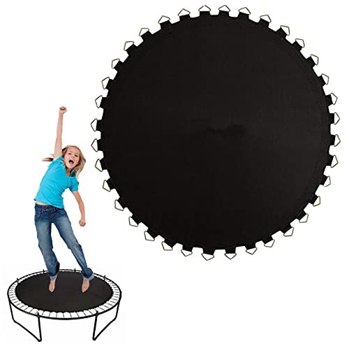 Trampoline spring, Trampoline accessories,Trampoline Replacement Jumping Mat, High Elastic Rechange Bounce Mat with Metal V-Hooks, Bounce, Water-Resistant, Resistant, Compatible with Round Frames