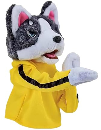 MQODLFP Neues Handpuppenspielzeug in Form Eines Boxhundes - Handpuppen für die Ganze Familie, Tierspielzeug für Kleinkinder mit Geräuschen und Box-Action, 1 Stück