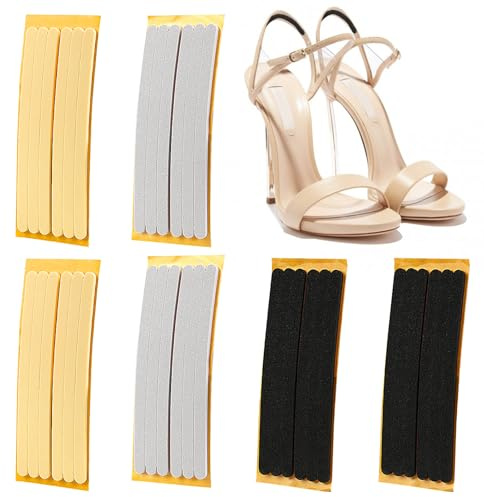 36 piezas zapatos de tacón para asas de talón, cojín de tacón zapato, antidesgaste, mini forros de talón adhesivos adhesivos, protección del talón para zapatos, correas antideslizantes, protectores de