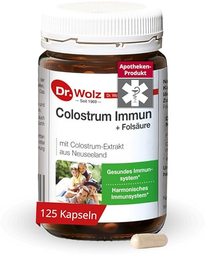 Dr. Wolz Colostrum Immun + Folsäure Kapseln, 125 St. Kapseln