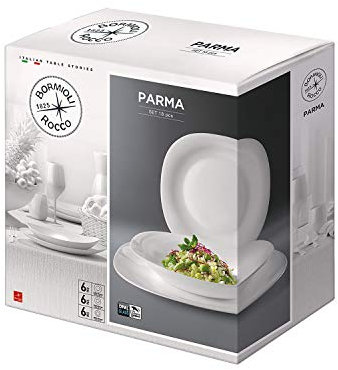 SERVIZIO PIATTI DA TAVOLA IN ARCOPAL Pz 19 PARMA