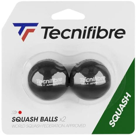 Tecnifibre Unisex-Adult Roter Punkte Squashbälle, Gelb, Nicht zutreffend