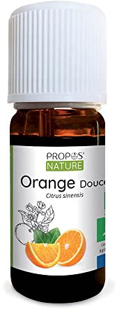 Huile Essentielle d'Orange Douce Bio - Citrus aurantium dulcis peel oil - 100% pure et naturelle - 10 ml - PROPOS'NATURE