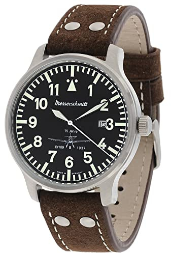 Messerschmitt Pilotenuhr 75 Jahre Bf 109 ME-42BF109