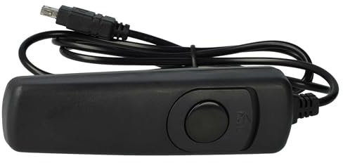 vhbw Wired Remote Control Shutter Release compatible with Nikon D3000, D3100, D3200, D3300, D5000, D5100, D5200, D5300, D5300 DSLR Digital Cameras