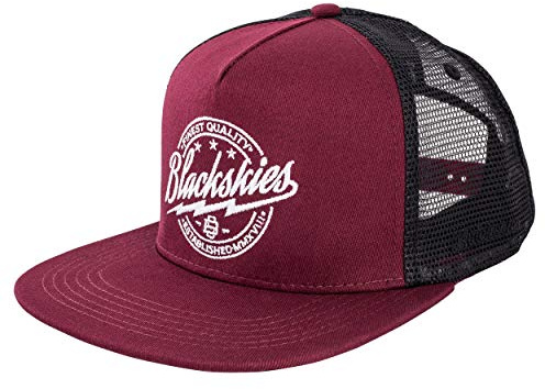 Blackskies® Trucker Snapback-keps | Herrar damer paraply premium baseball truckerkeps keps med nätkeps – män kvinnor unisex streetwear utomhus sommar fritid, ikonisk, one size