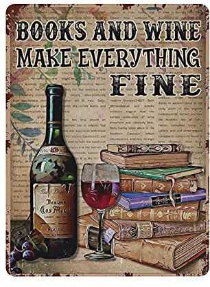 Hdadwy Los libros y el vino lo hacen todo.
