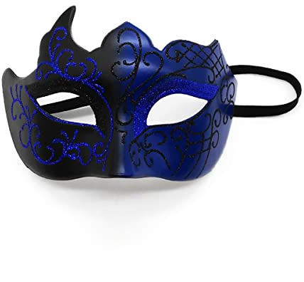 Seglory Masque vénitien, mascarade, masque vénitien pour cosplay, carnaval, carnaval, fête à thème, pour homme et femme