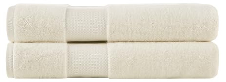Madison Park Turkish Bath Towel Set 100% Cotton Bath Towel 600GSM Oversized Body Towel 2 Piece, Luxury Soft, Thick Spa Quality, Quick Dry Bathroom Towel, Jumble, 35 x 70, Natural