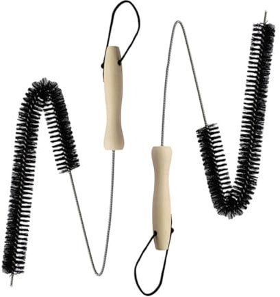 iplusmile 2pcs Dryer Vent Cleaner Brush Pipe Brush for Washing Machine Random Style