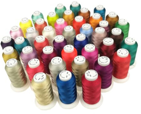 BELLIFFY 1satz Polyester Stickgarn Farben Zufällige Farbauswahl Für -projekte Näharbeiten Bastelarbeiten Langlebig Und Vielseitig Für Heim Und Shop-nutzung