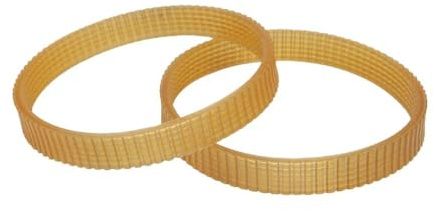 2 stücke Dicke Hobel Antriebsriemen for DeWalt DW733 DW734 DW735 Hobel PU Poly V-gürtel Elektrowerkzeuge Ersatz(DW733)