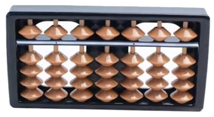 Soroban, Boulier Chinois À 7 Colonnes, Outil De Comptage Mathématique For Débutant, Apprentissage Éducatif, 5 Perles Boulier Chinois(Bruin)