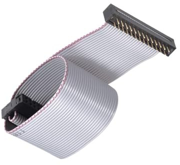Unifizz 26 Pin IDC Flat Ribbon Cable, 2.54mm Pitch 20cm Length FC to FD Connector A-type Jumper Wire for PC Motherboard, 3D Printer, LED Display
