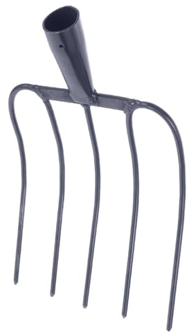 UPKOCH in Ferro Per Letame Agricola Per Erba Prati Utensile Resistente Alla Ruggine Per Agricoltura