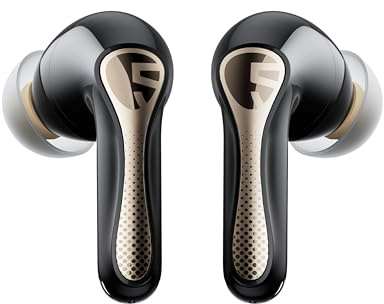 SoundPEATS Air5 Pro+ Bluetooth Kopfhörer mit Noise Cancelling, Hybrid-Treiber MEMS + Dynamisch, aptX Lossless, Hi-Res Audio, LDAC, Snapdragon Sound, KI Adaptive ANC, 6 Mik. KI Anrufe, Multipoint, IPX5