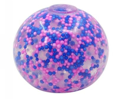Bewinner Wasserperlen-Quetschball-Spielzeug, Lustiges Traubenball-Spielzeug, Sensorisches Stressabbau-Spielzeug für 15–35 Jahre, TPR-Material, Zufällige Farbe, für Büro oder Zuhause (Color)