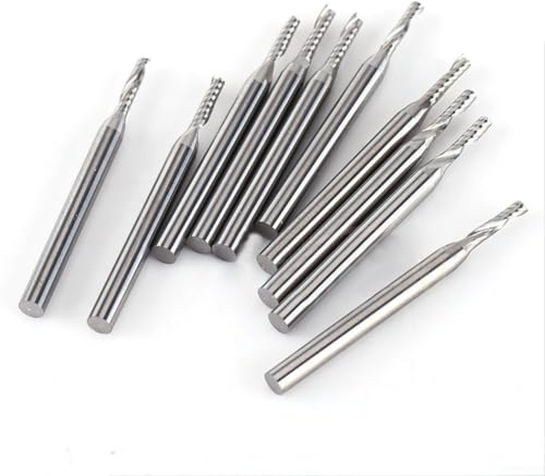 Cutting Tool Collection 10-teiliges Schaftfräser-Set mit einer Schneide von 2 mm