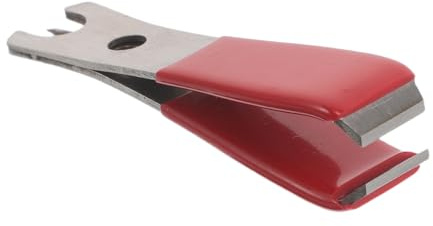 UPKOCH Cortadora de Línea de Pesca de Acero Inoxidable Antideslizante Alicates de Pesca Multifuncionales Rojos Herramienta Compacta para Cortar Alambre y Aparejos Suministros Deportiva