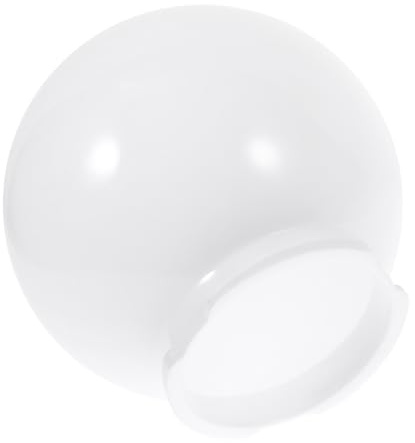 ifundom Paralume Globo Sferico 25 CM Acrilico Bianco Opaco Copertura per Lampada da Esterno Accessorio Multifunzione per Giardino Patio e Muro Attacco Standard