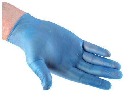 Vinyl Gloves Powdered Extra Large Blue Pack 100 138027