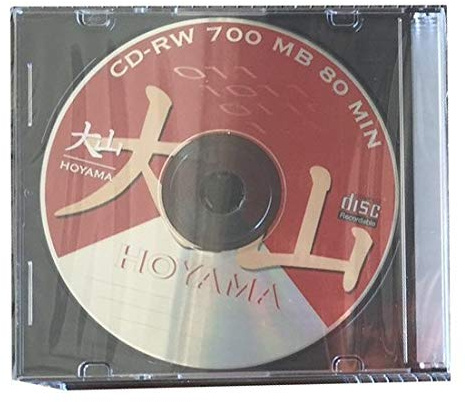 CD-RW Hoyama Respectueux - Avec étui fin - Lot de 10