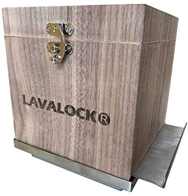 COCKTAIL SMOKER KIT, WOOD WHISKEY SMOKING BOX WITH STAINLESS TRAY, GRATE AND WOOD CHIP PAN