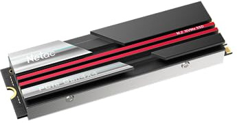 Netac NV7000 1TB M.2 NVMe SSD PCIe Gen4, Speeds up to 7000MB/s (SLC Caching, Aluminum Heatsink) for PC