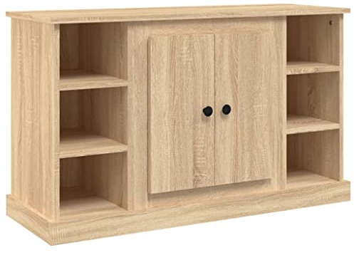 vidaXL Sideboard Sonoma Oak 100x35.5x60 cm Engineered Wood